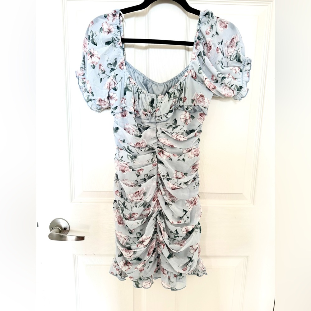 Honey - Klesis Meadow Floral Print Ruffle Mini Dress - Picture 5 of 10